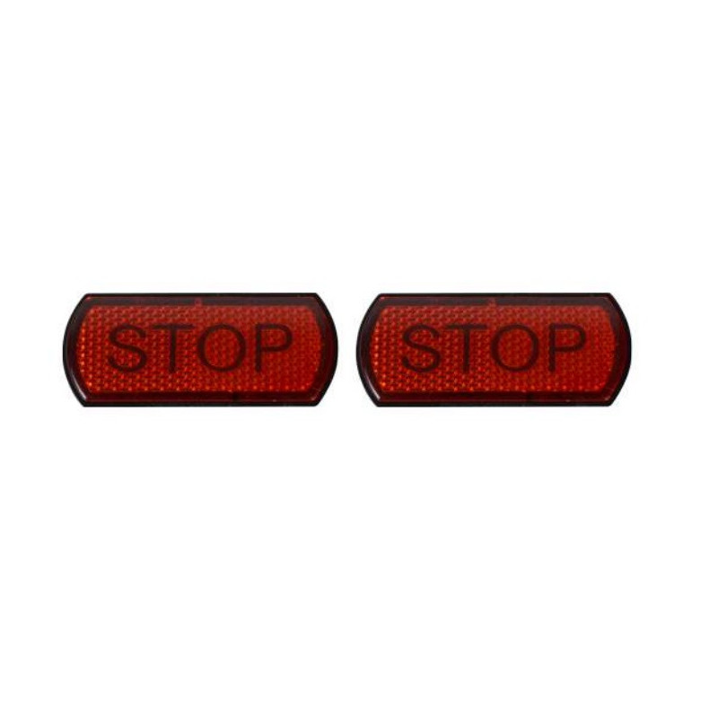 FAROL LATERAL REFLECTANTE TRASERO ROJO STOP (X2)