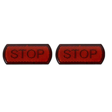 FAROL LATERAL REFLECTANTE TRASERO ROJO STOP (X2)