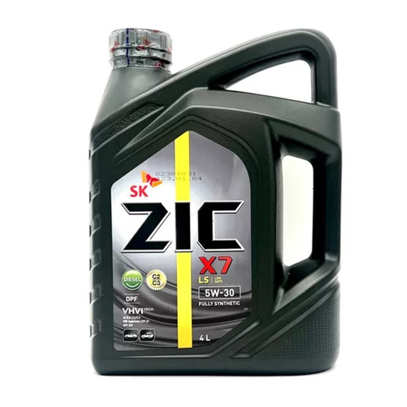 LUBRICANTE ZINC X7 LS 5W 30 API SN 100% FULLY SYNTHETIC