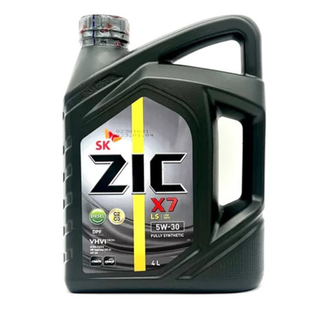 LUBRICANTE ZINC X7 LS 5W 30 API SN 100% FULLY SYNTHETIC