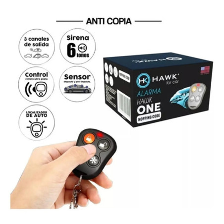 NUEVA ALARMA HAKW ONE CODIGO VARIABLE