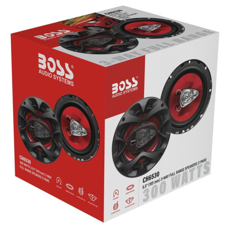 PARLANTE BOSS 6,5 3 VIAS 300 WATTS