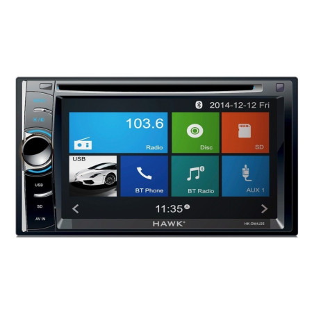 radio doble din 62 tactil usb sd dvd bluetooth 4x50 watts