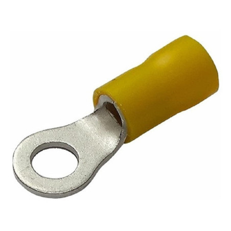 TERMINAL OJO FORRADO 100U 5,3MM AMARILLO