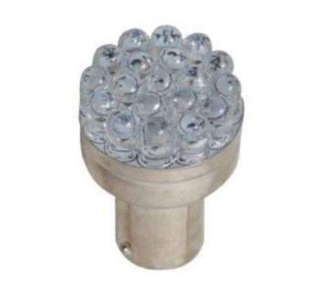 AMPOLLETA LED 1141 24V 19 LED ROJO