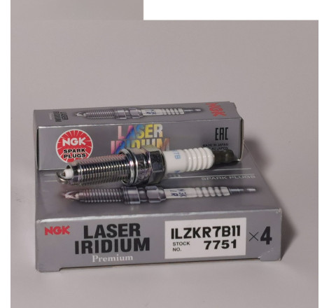 BUJIA NGK ILZKR7B11 LASER IRIDIUM JP/ HONDA PILOT 3.5 24V SOHC J35Z4 RIDGELINE 3.5 J35Z5 09- /4UN